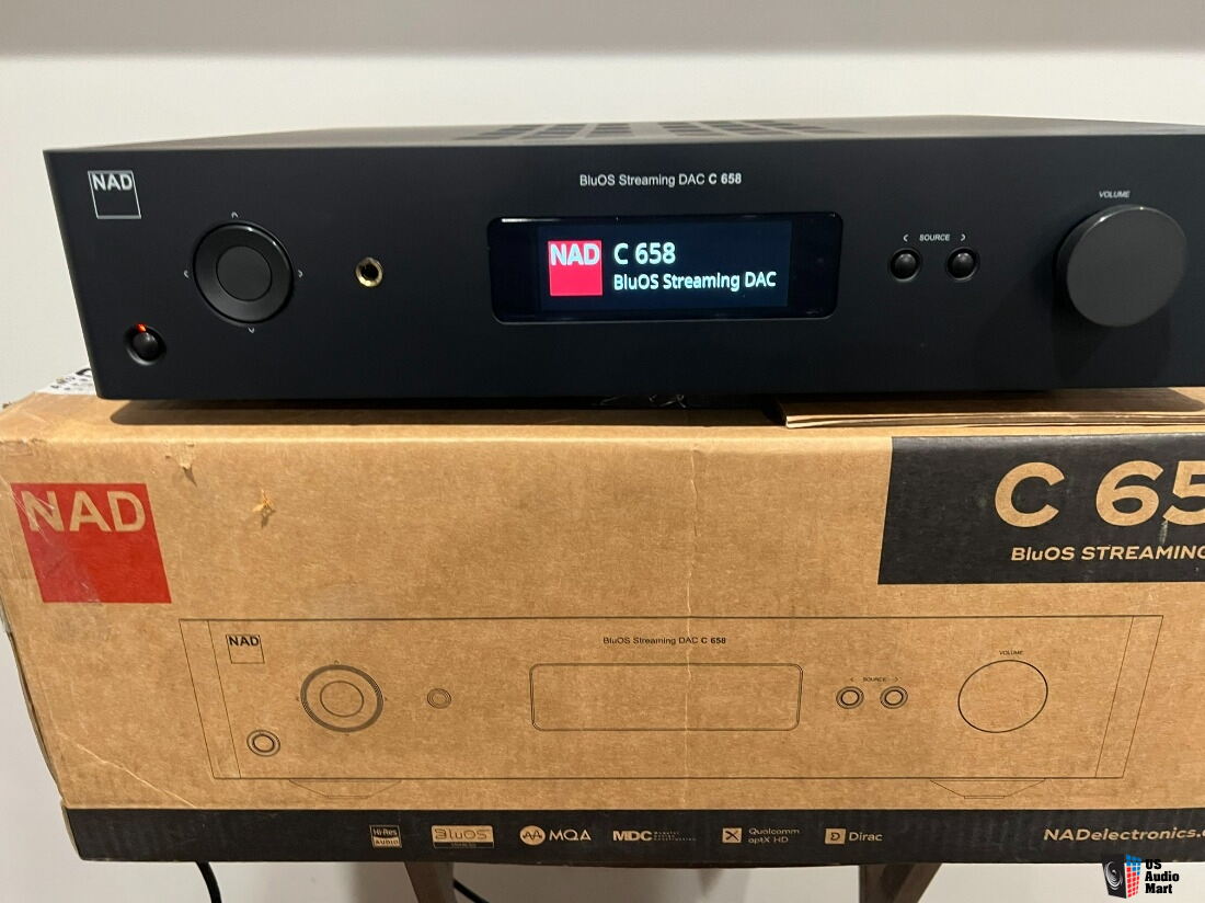 NAD C658 BLUOS Streaming DAC/Preamp/Streamer/Phono For Sale US Audio Mart