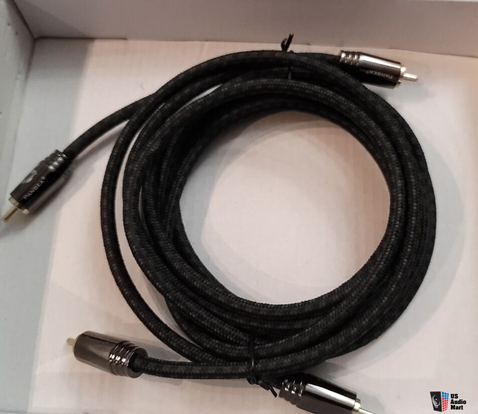 5FT Pangea Audio RCA to RCA Interconnect Cable (Pair) For Sale - US ...