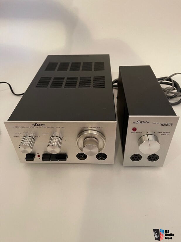 Stax SRA-12S Amplifier and SRD-7 Ear Speaker For Sale - US Audio Mart