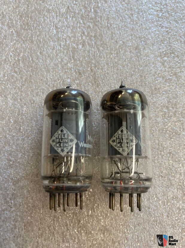 Telefunken 12AX7 Noise Tested Reference Pairs Quad, Smooth and Rib ...