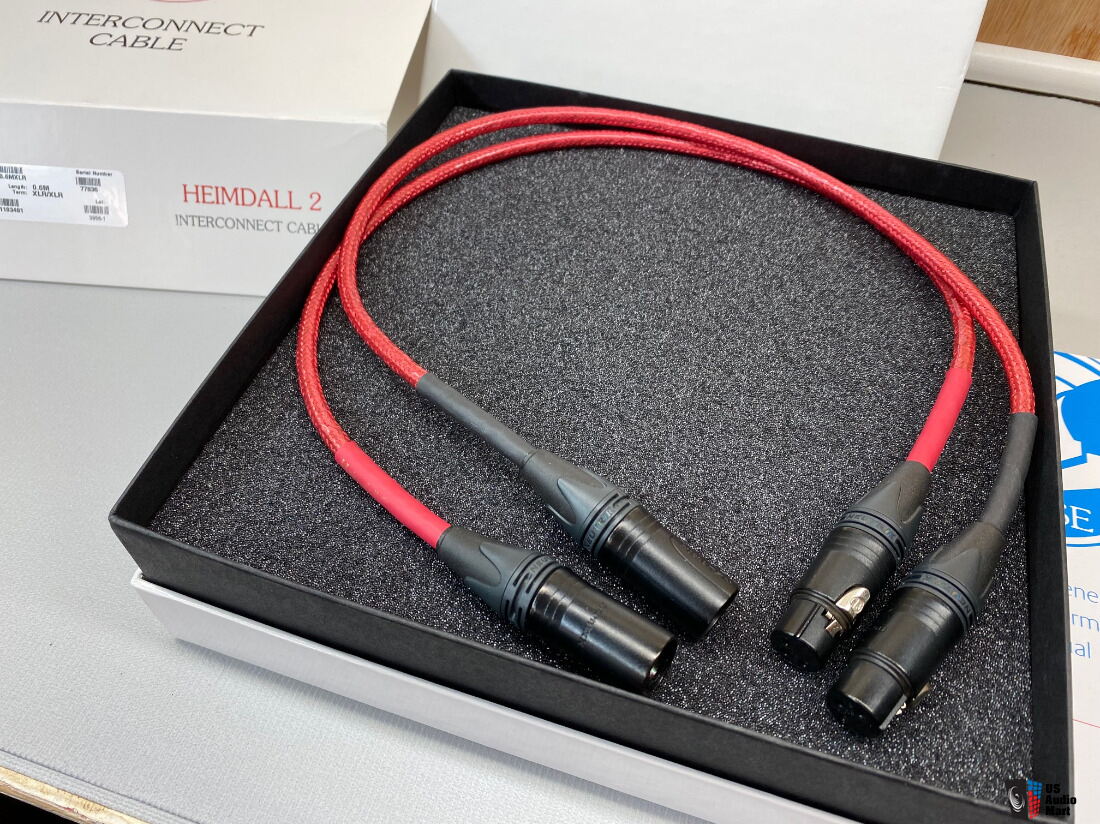 Nordost Heimdall 2 XLR interconnect cables 0.6M (2 FT) in lenght