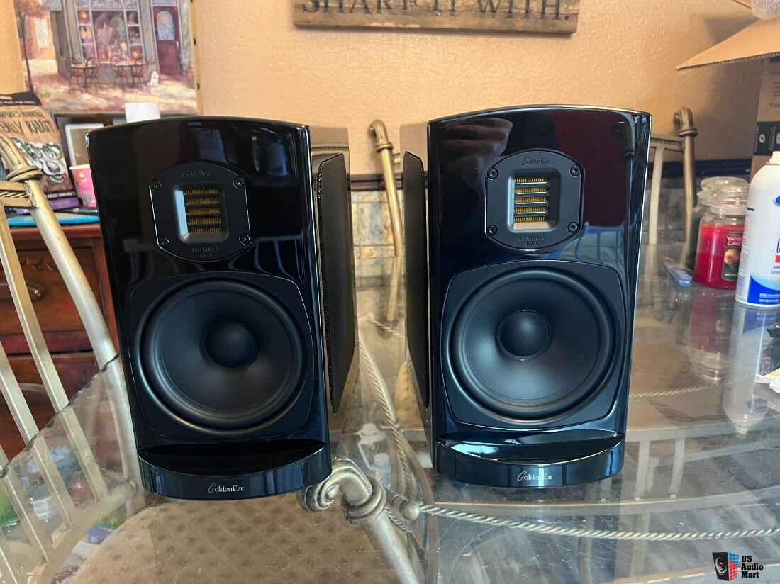 Goldenear BRX bookshelf reference speakers pair Pristine 9.5/10