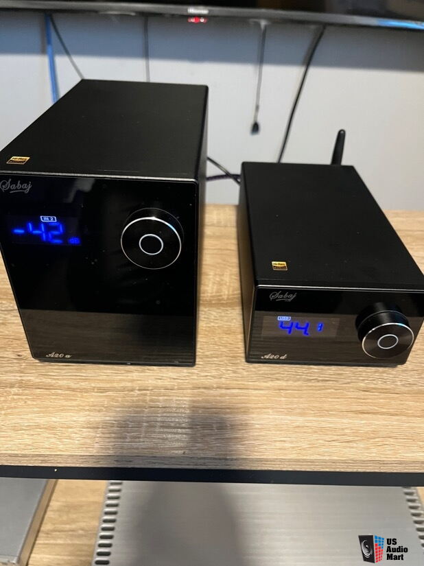 Sabaj A20a Amp and A20d DAC, 2021, A Perfect Pair, Used 9/10, free