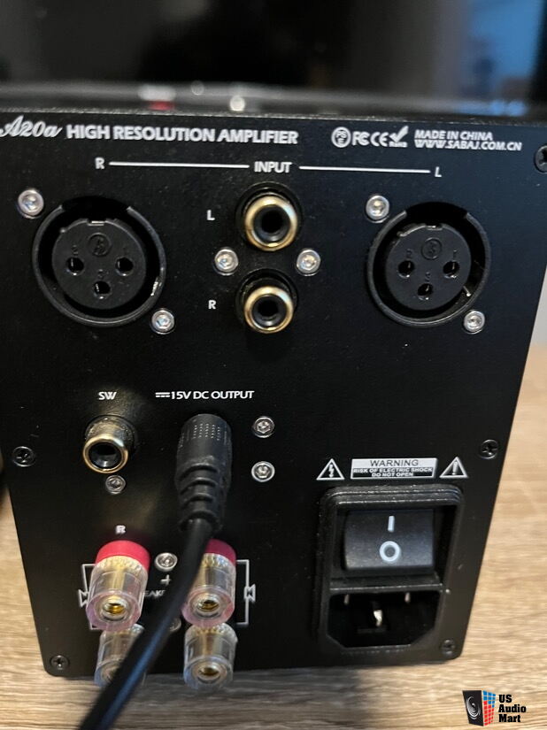 Sabaj A20a Amp and A20d DAC, 2021, A Perfect Pair, Used 9/10, free