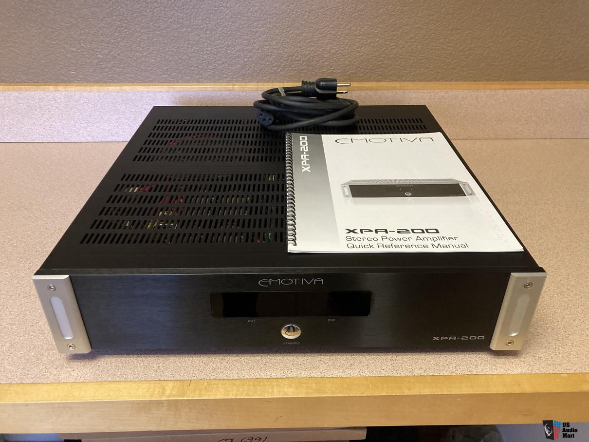 Emotiva XPA 200 Amplifier Photo 4192327 US Audio Mart