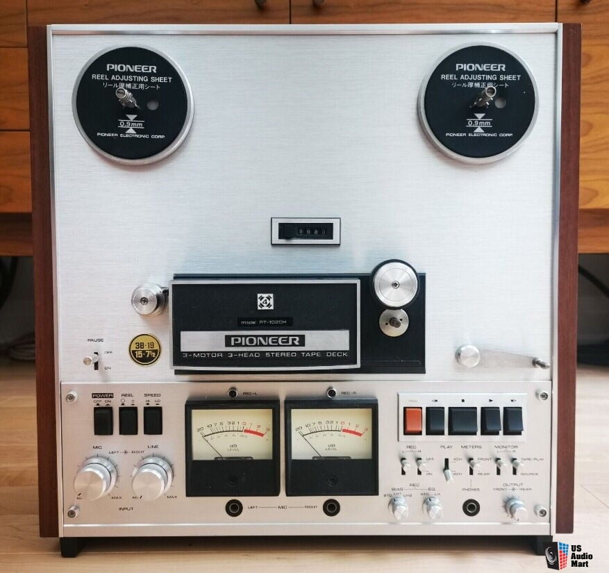 Vintage Pioneer RT-1020H Reel to Reel Tape Deck + Extras (READ