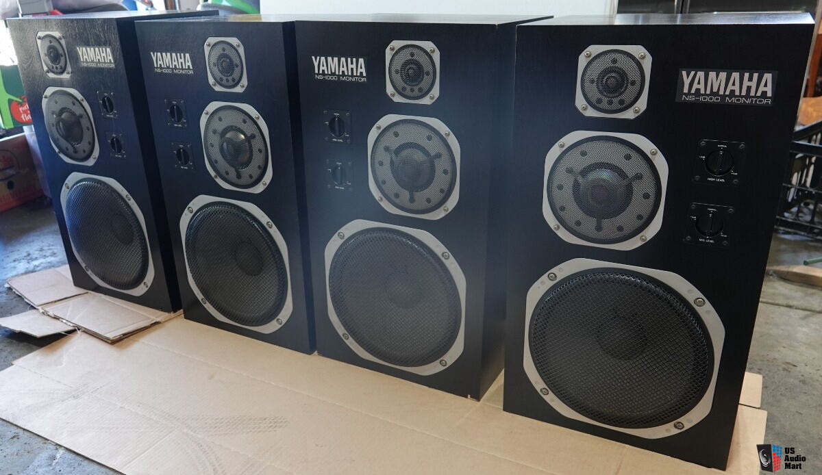 One pair of excellent Yamaha NS-1000M Studio Monitors- Matching Serial  numbers Photo #4215822 - US Audio Mart