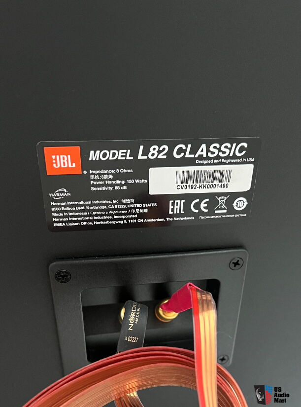 Jbl L82 Orange With Js80 Stands Photo 4220653 Us Audio Mart