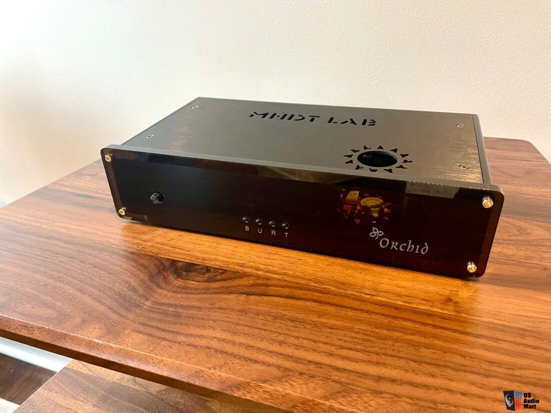 DAC MHDT Orchidée – Convertisseur Audio Haut De Gamme, Look Vintage, Son Analogique
