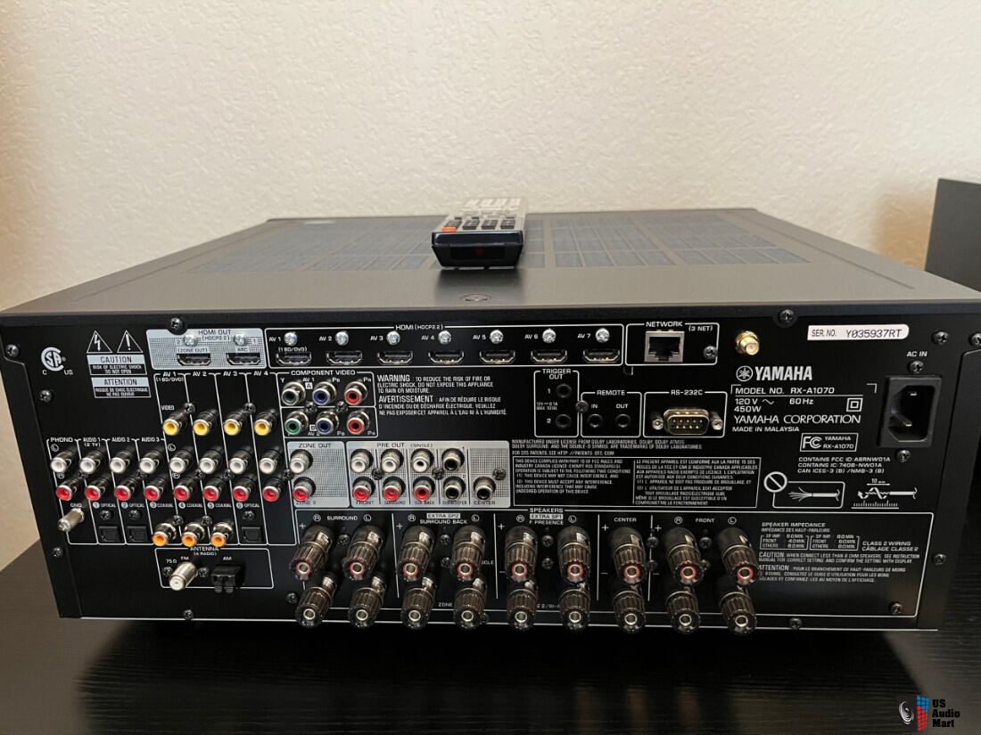 Yamaha AVENTAGE RX-A1070 7.2 Channel A/V Receiver For Sale - US