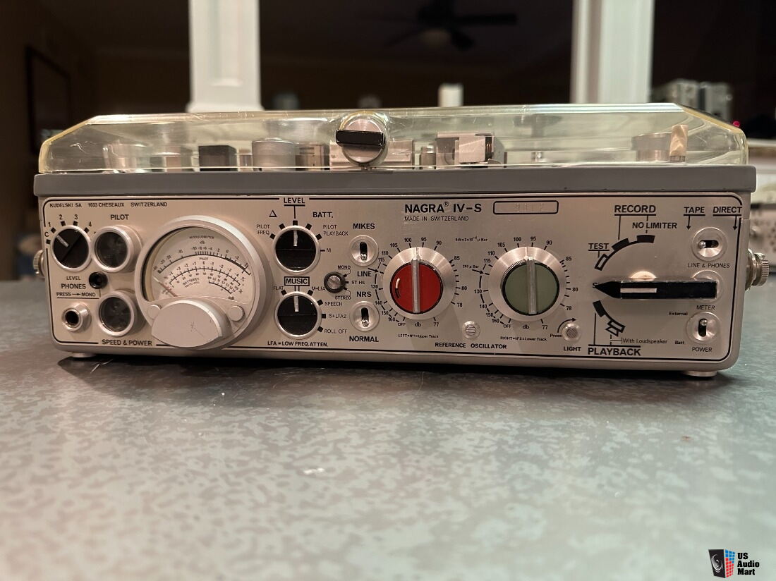 Nagra IV-S 1/4 3-speed (3.75 / 7.5 / 15ips) tape machine