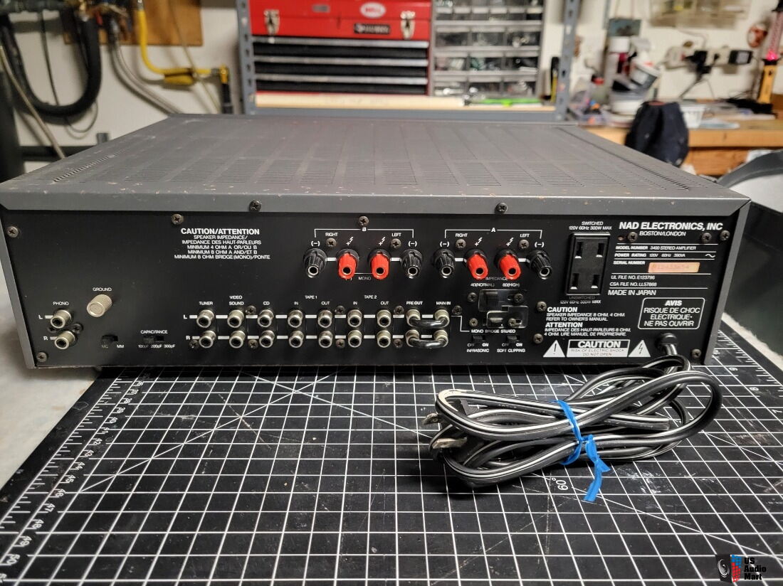 NAD 3400 Integrated Amplifier For Repairs Or Parts Photo 4230717 