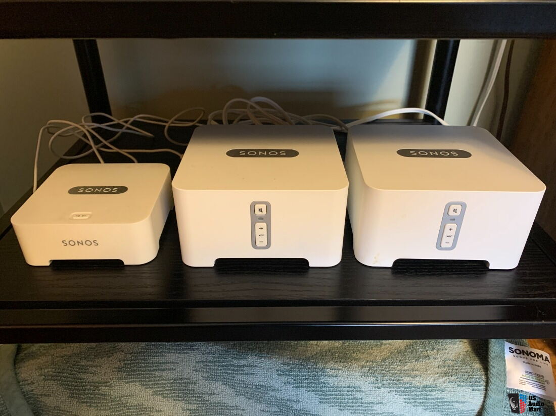 Sonos Connect S1 (two units) and Sonos Bridge system package! For Sale