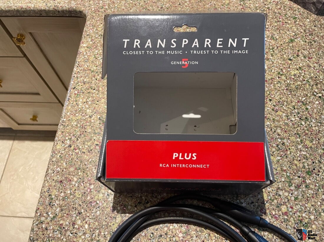 Transparent AUDIO RCA Cables 1 5 METER PAIR Photo 4284935 US Audio Mart transparent-audio-rca-cables-1-5-meter-pair-photo-4284935-us-audio-mart
