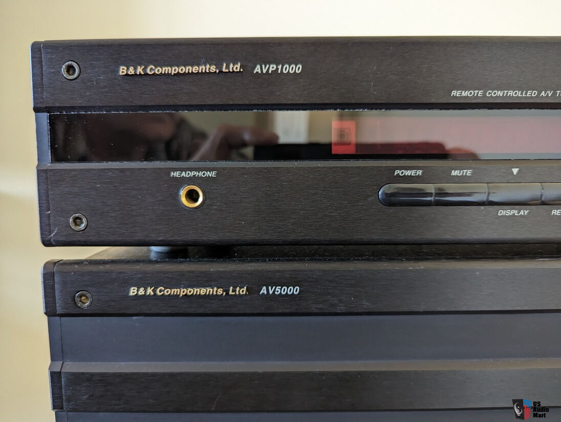 B&K Components AV 5000 + AVP1000 Power Amplifier & Preamp Photo ...