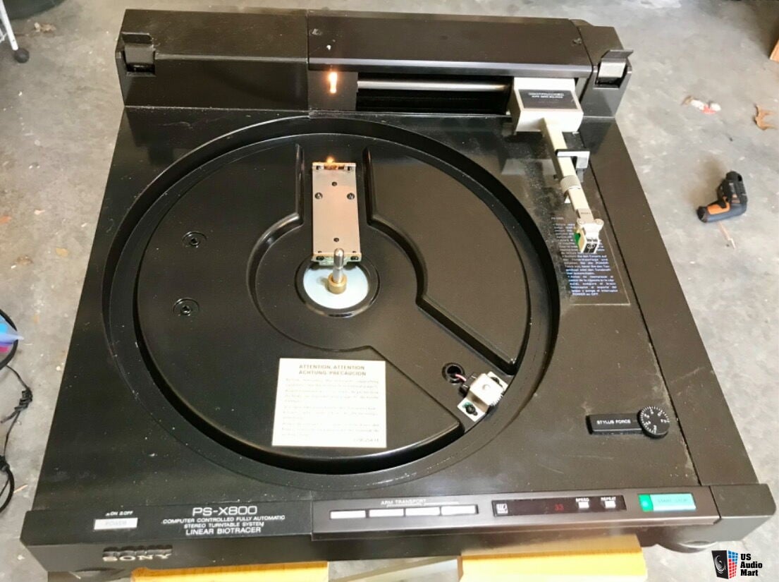Sony Ps X800 Linear Biotracer Turntable Needs Restoration 1st Of 2