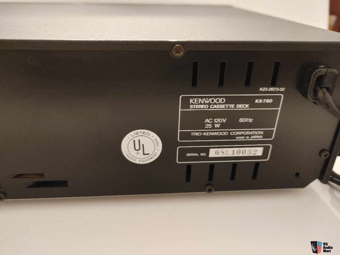 Kenwood KX-7030 3 Head Kassettendeck In Schwarz