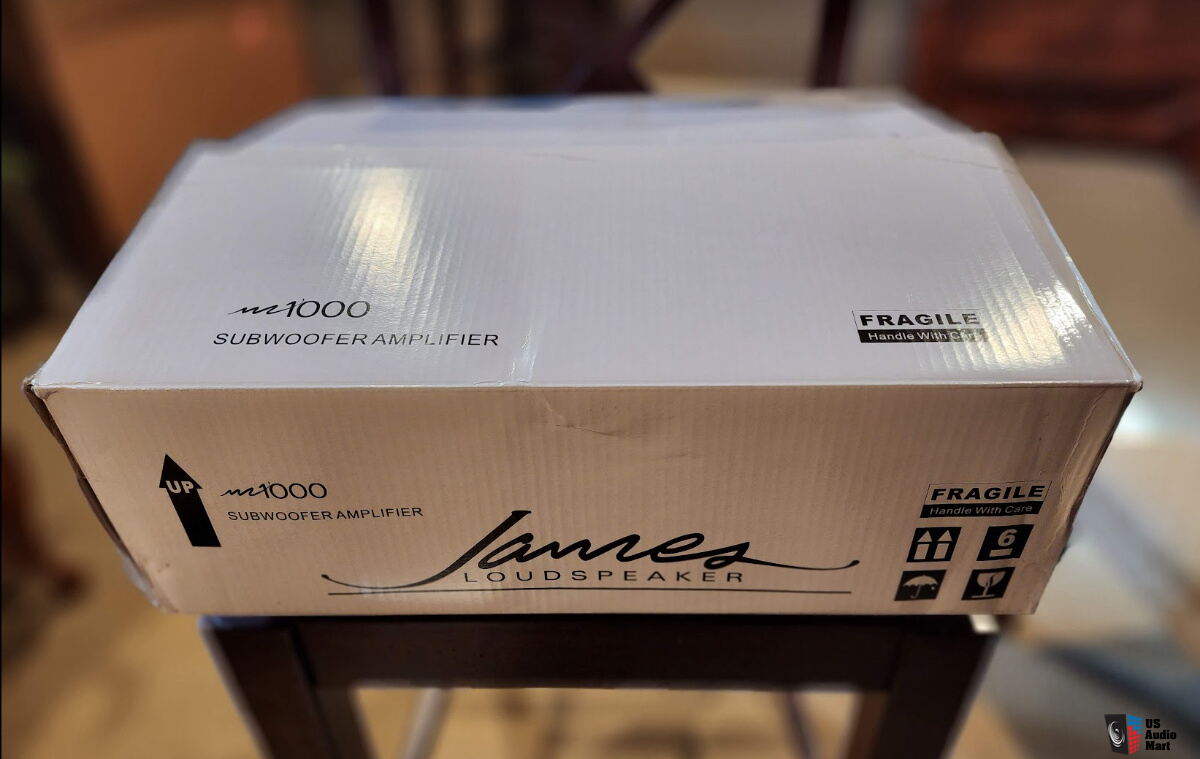 James Loudspeaker M1000 Mono 1000 Watt Subwoofer Amplifier New