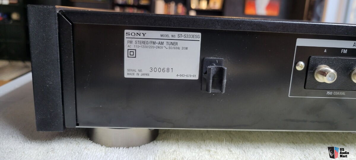 Sony Wave Optimizer Tuner ST-S333ESG For Sale - US Audio Mart