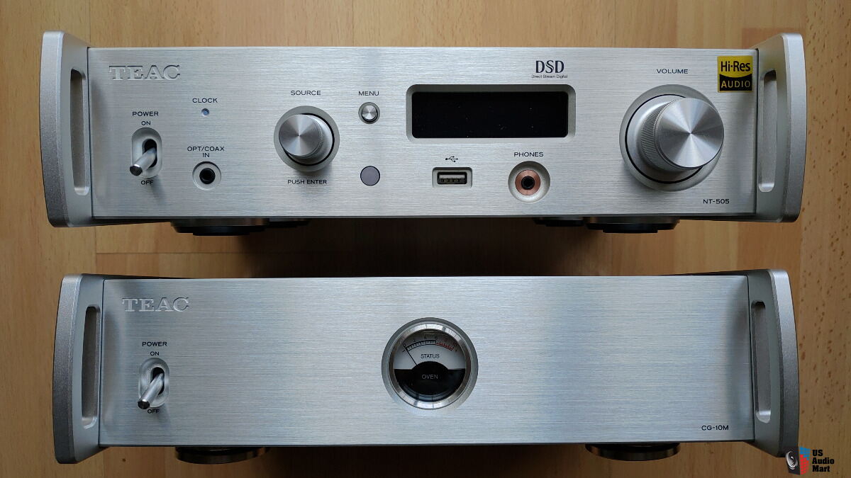 Teac NT-505 USB DAC/Network Player + CG-10M Master Clock Generator