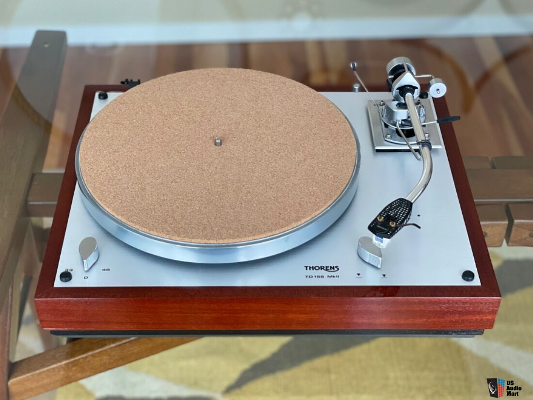 Thorens TD-166 MK II w/ SME 3009 Tonearm and Audio Technica