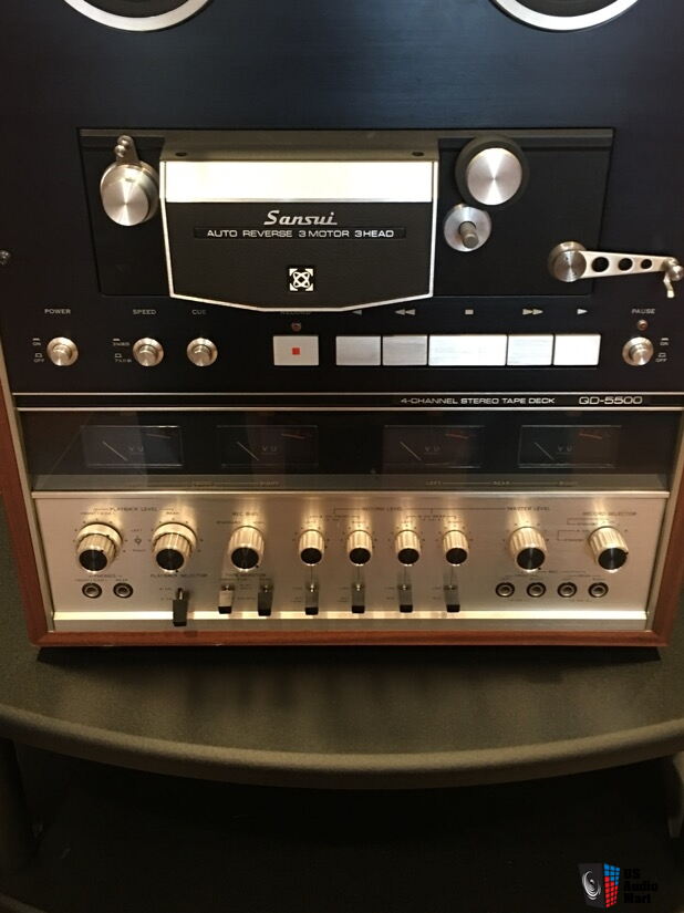 Sansui QD5500 reel to reel 7 inch taper player For Sale - US Audio