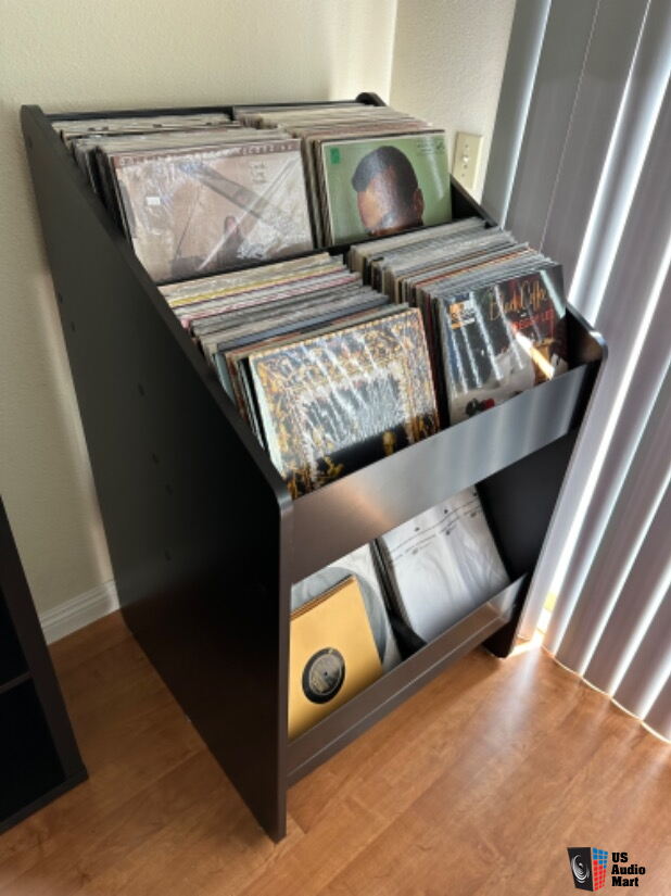 LPBIN2 Vinyl Record Storage Cabinet With Bottom Shelf Adapter