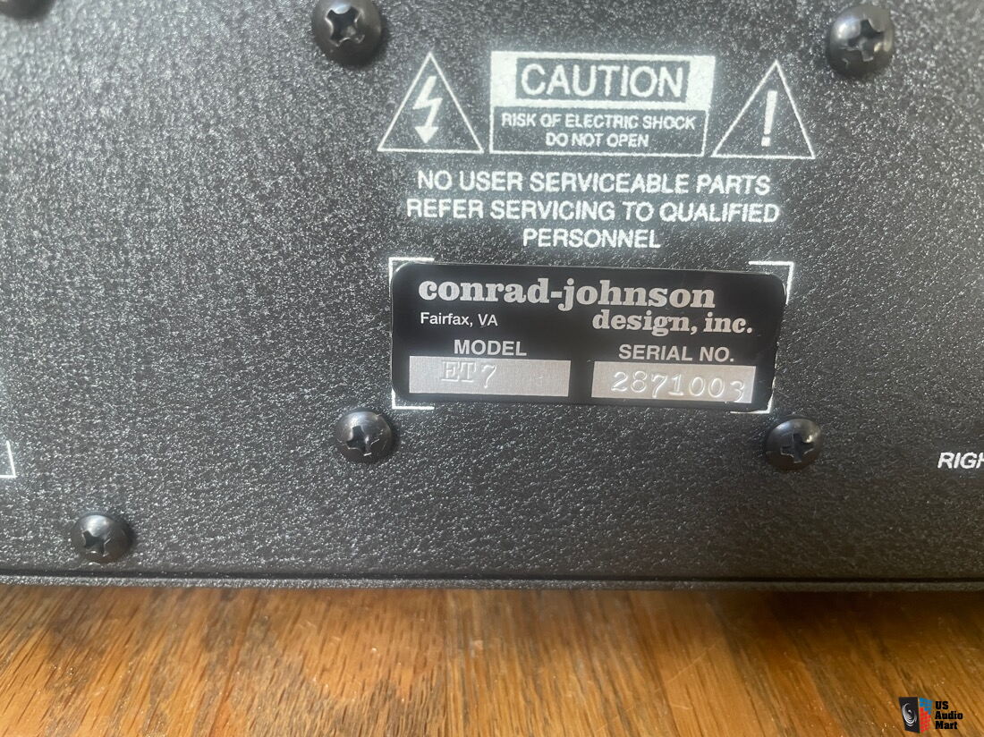 Conrad Johnson ET7 ( PRISTINE)! Photo #4399160 - US Audio Mart