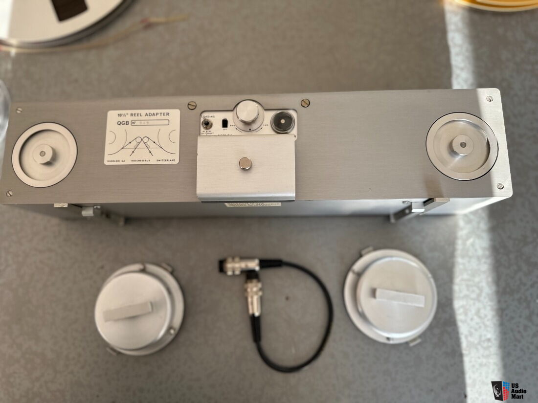 Nagra IV-SJ Reel to Reel with Accessories and 10 Adapters