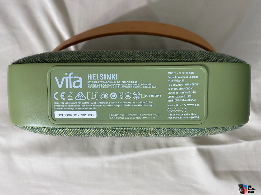 Vifa Helsinki Bluetooth Portable Speaker Photo 4423386 US Audio Mart