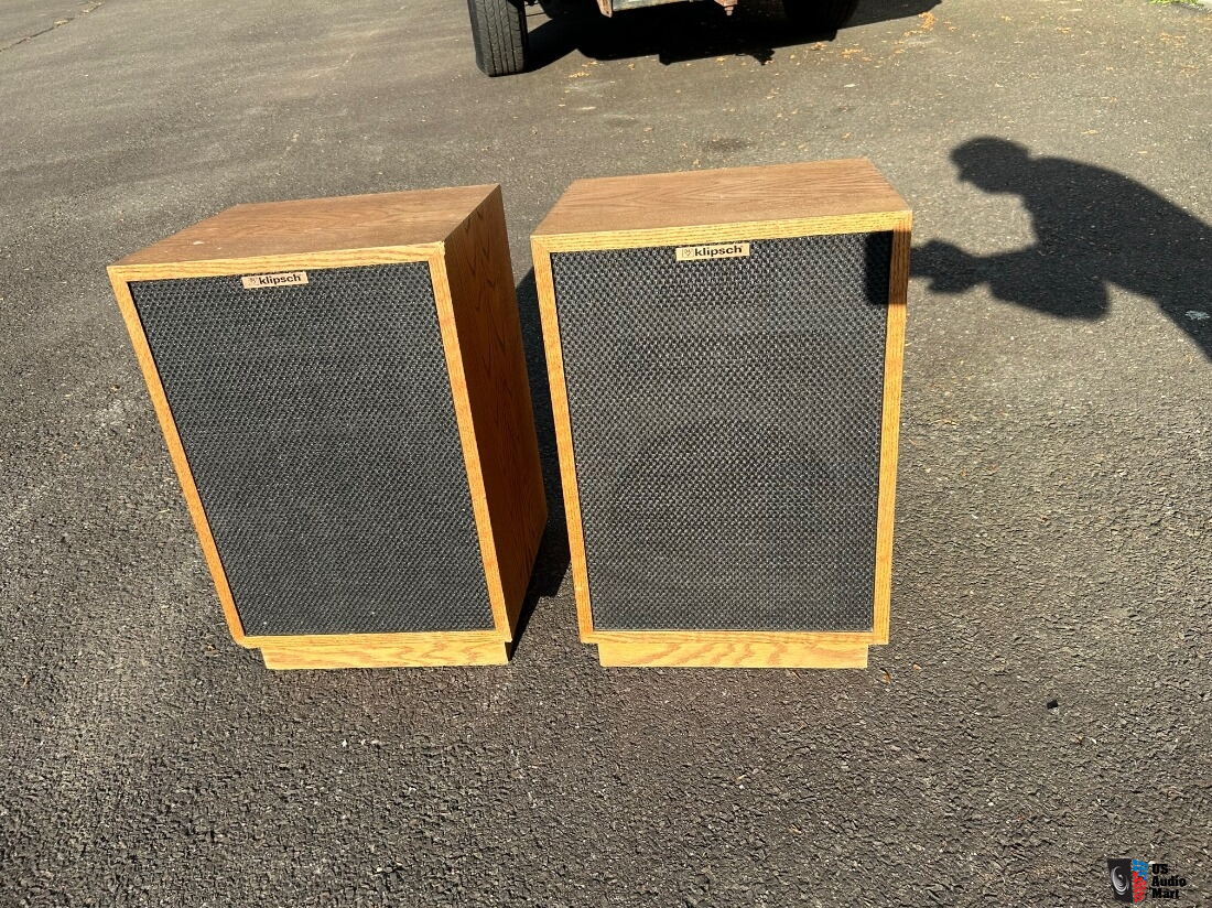 Klipsch Speakers - Heresy II - Oak -LOWER PRICE !! For Sale - US Audio Mart