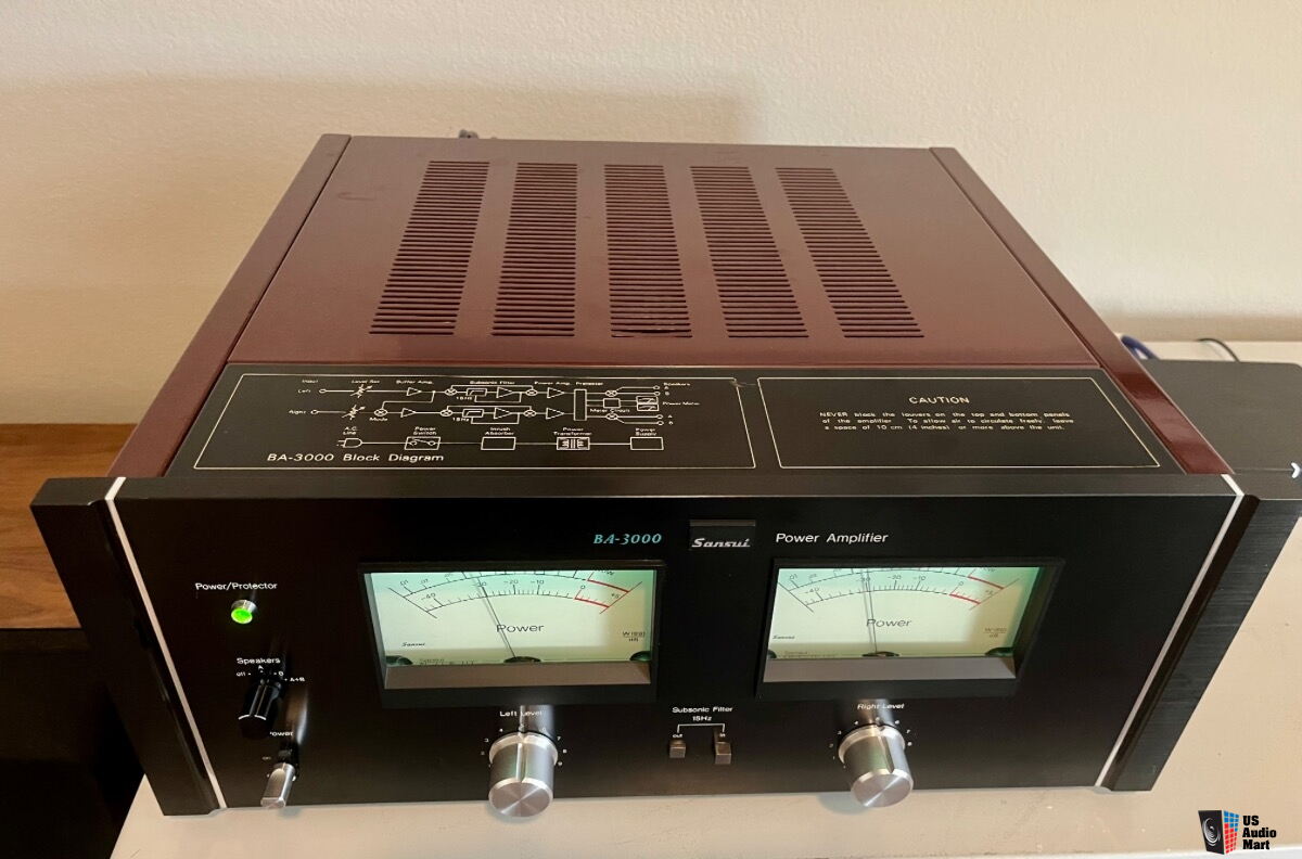 Sansui BA-3000 Vintage Stereo Amplifier - Rare!