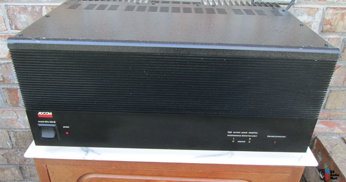 Adcom Gfa 555 Ii Amplifier Nelson Pass Design Photo 4457652 Us Audio Mart 