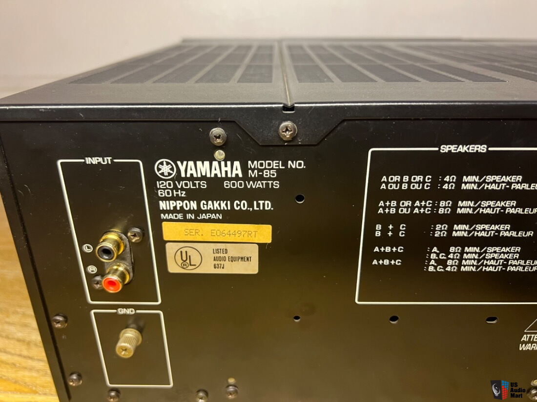 Yamaha M80 Natural sound Power Amplifier, been serviced and excellent