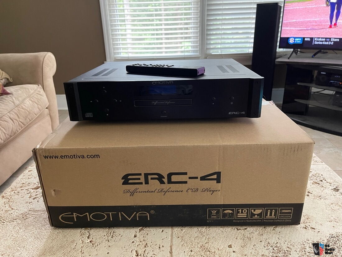 ERC-4 Differential Reference CD Player and Transport – Emotiva