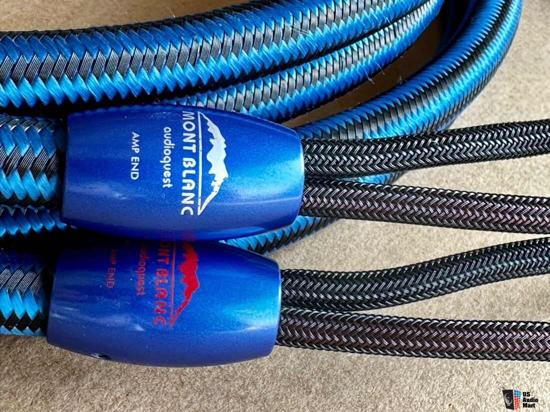 AudioQuest Mont Blanc Speaker Cables; 3m Pair