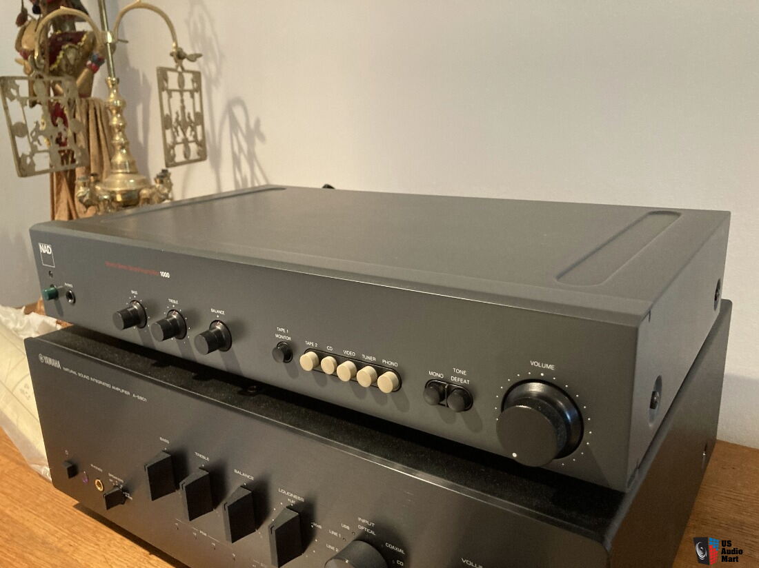nad-1000-monitor-series-preamplifier-recapped-nichicon-pw-kz-fg-wima