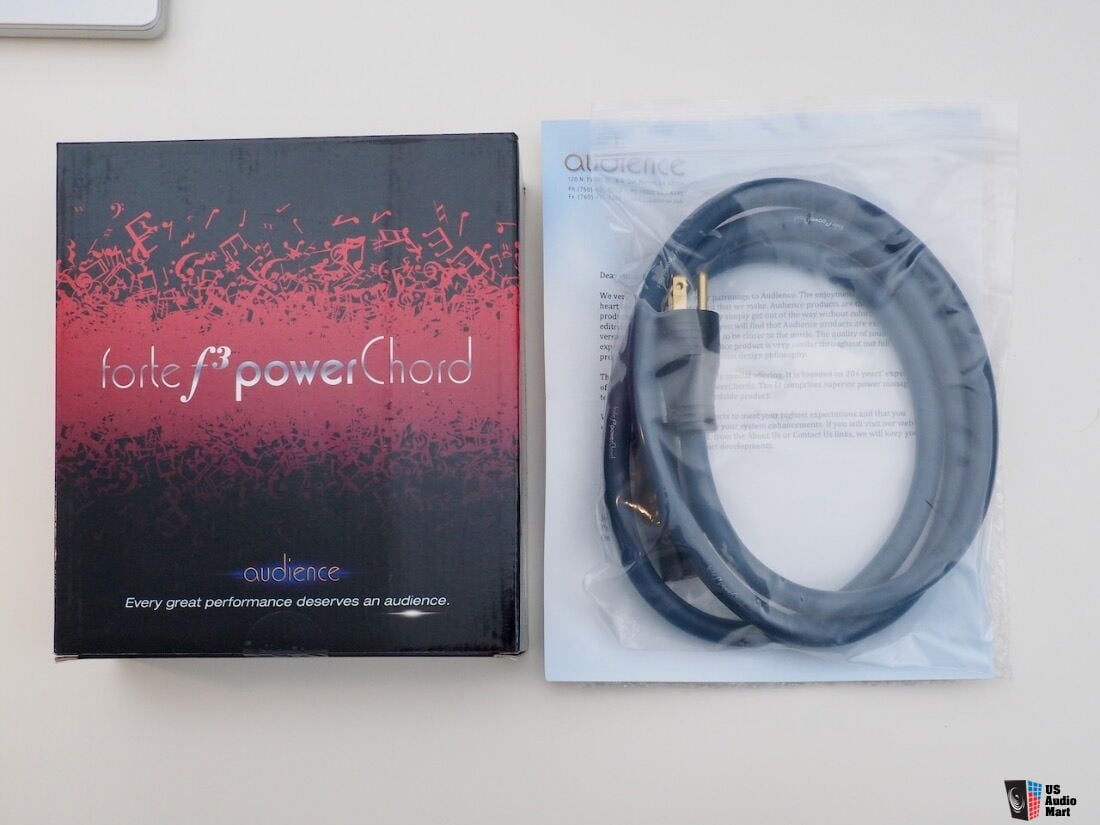 Audience Forte F3 Power Chord 15amp US AC IEC Main power cord - 1.75m ...