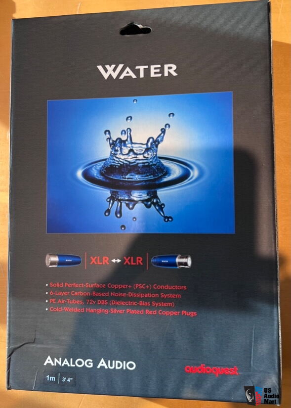 Audioquest Water 1m XLR Cable Dealer Ad US Audio Mart