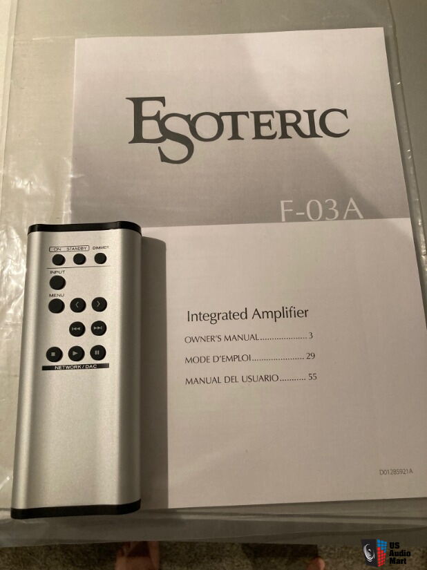 Esoteric F-03A Class A integrated Amplifier with ES link