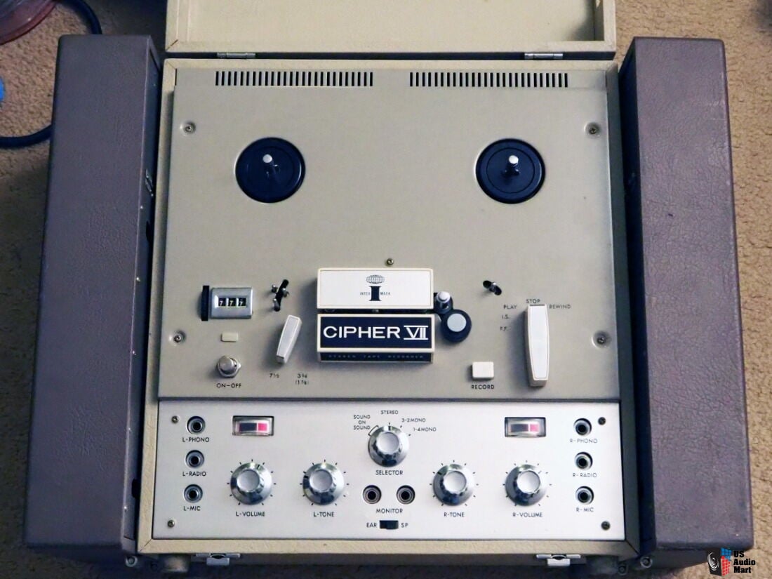 Cipher Model VII Tube Reel to Reel Tape Recorder Photo #4506210 - Canuck  Audio Mart