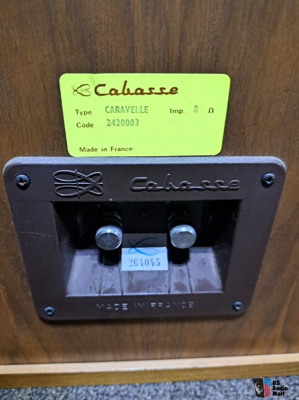 Vintage Cabasse Caravelle Speakers