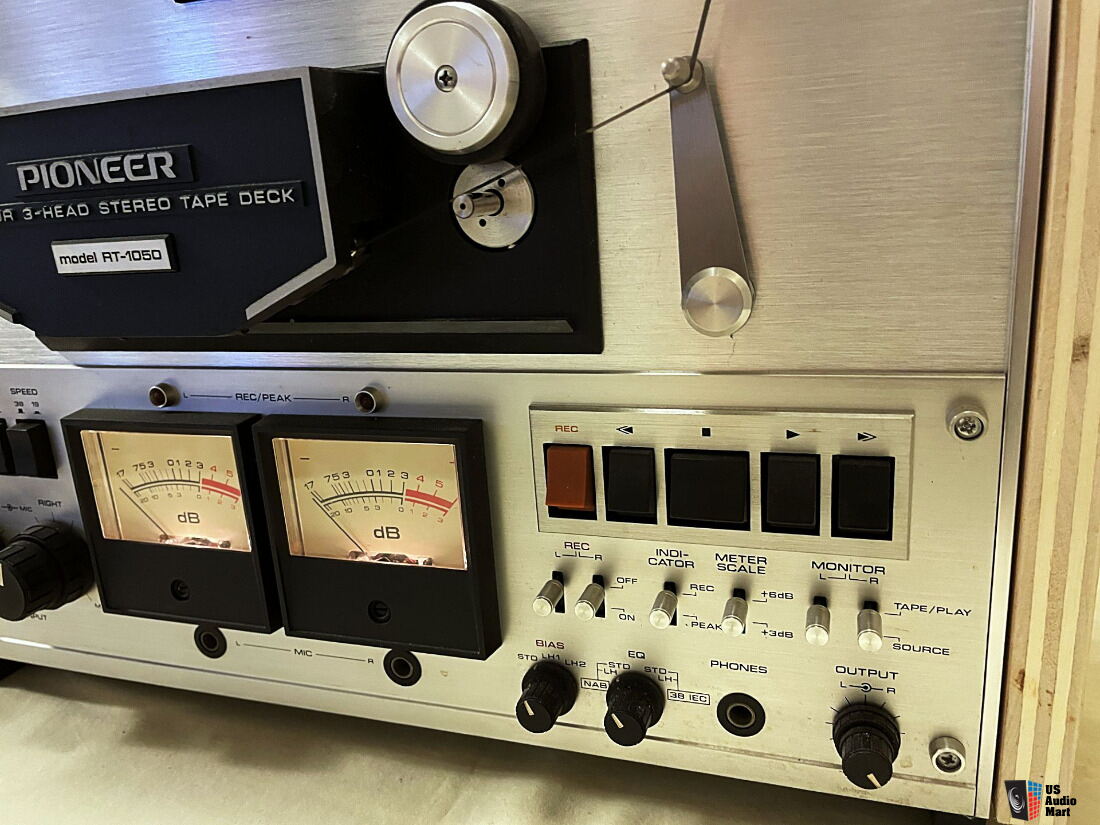 Pioneer RT-1050 2 track Reel to Reel Tape Recorder 7.1/2 & 15 ips ( High  Speed ) For Sale - US Audio Mart