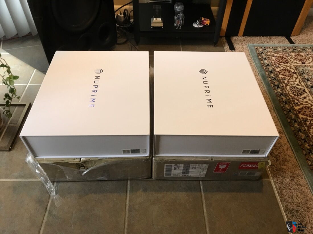 NuPrime EVOLUTION TWO Reference Amplifiers One Pair In Silver New Open ...