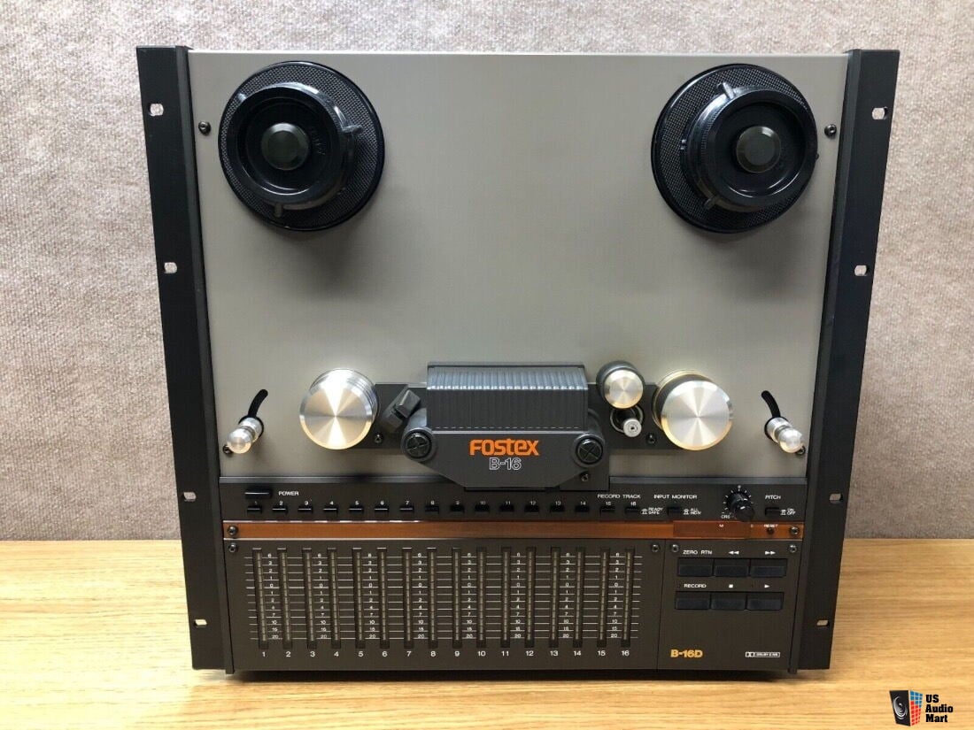 Fostex B16D Reel To Reel 16 Channel 1/2 Tape Recorder For Sale - US Audio  Mart
