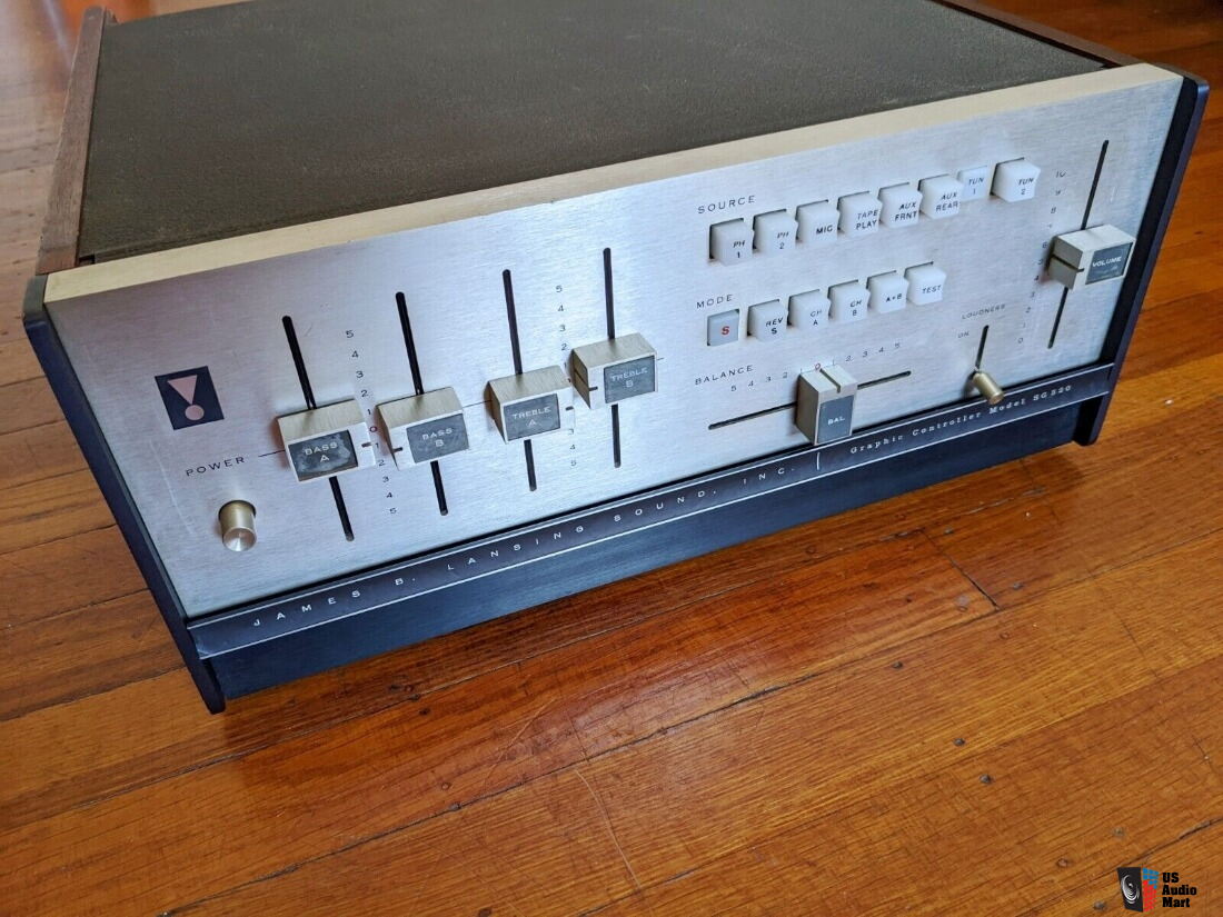 JBL SG 520 Stereo Preamplifier/Graphic Controller for SA 600 Amplifier -  Works Photo #4526268 - US Audio Mart