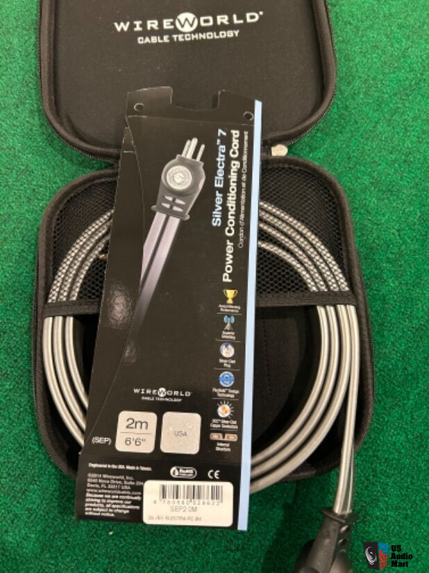 Câble D'alimentation Wireworld Silver Electra 7 - Schuko Vers C13 - Neuf
