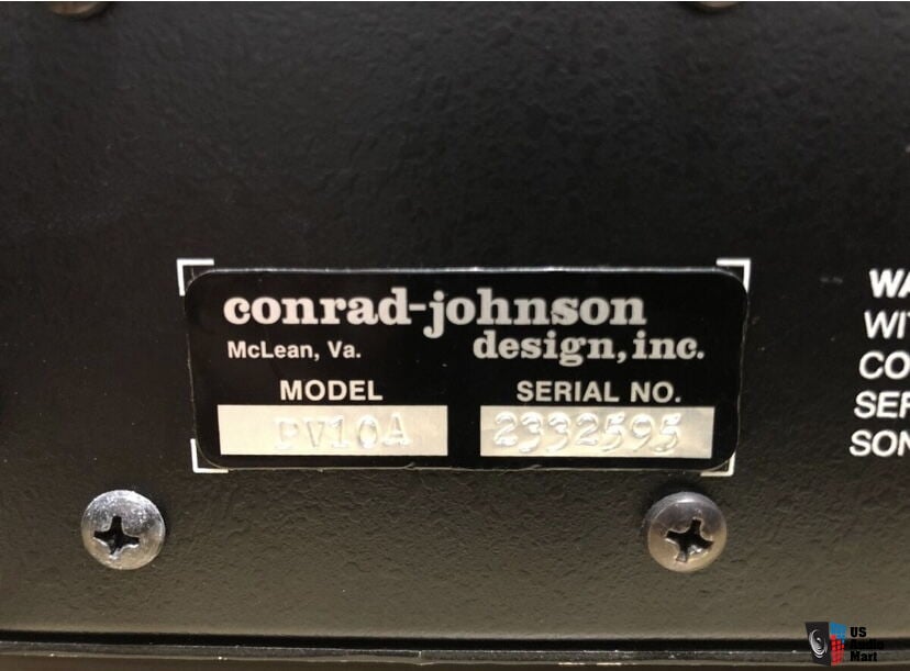 Conrad Johnson PV10A Tube Preamp with Phono Photo #4530640 - US Audio Mart