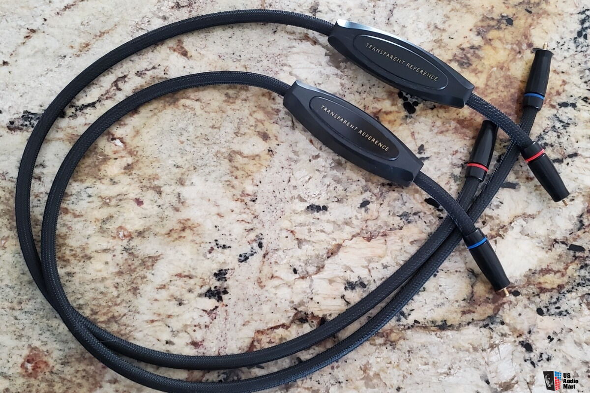 Transparent Reference MM2 RCA Interconnects, 1 meter. Make An Offer ...