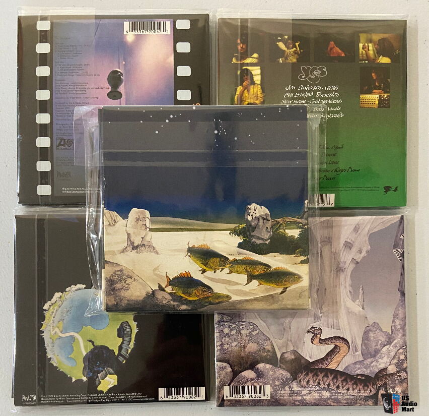 YES 5 Title Lot Steven Wilson Remix CD/BLU RAY Mini LP Sleeve Disc's ...